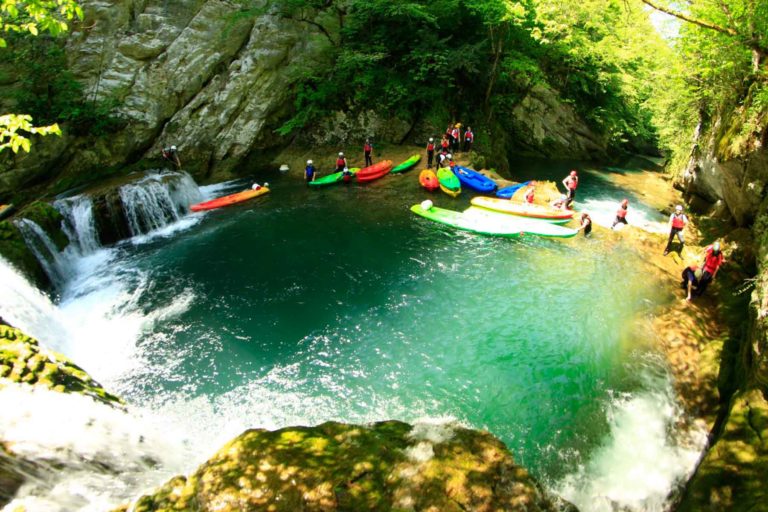 Kayaktour im Fluss Mrežnica